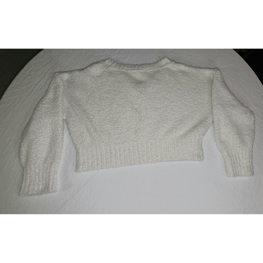 Altar'd State Fuzzy Crop Top Sweater Size Large - Picture 2 of 3